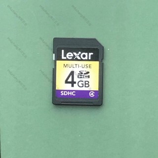 【記憶卡】Lexar 雷克沙SD 4G內存卡 SDHC適用單反數碼相機存儲卡佳能尼康/美好五金