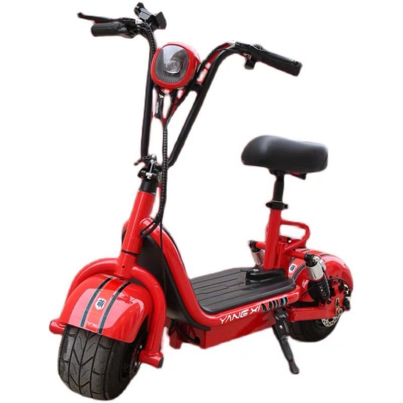 2024新款小哈雷小型電動車兩輪電動自行車新款電動滑板車男女士迷你電瓶車