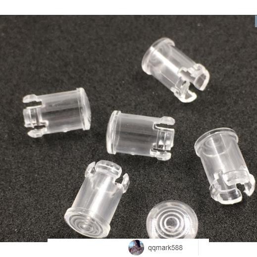 【琪琪優選】（10pcs）3MM 5MM LED發光二極管 燈罩 導光柱 導光帽 保護罩 LED透明燈帽-qqmark5