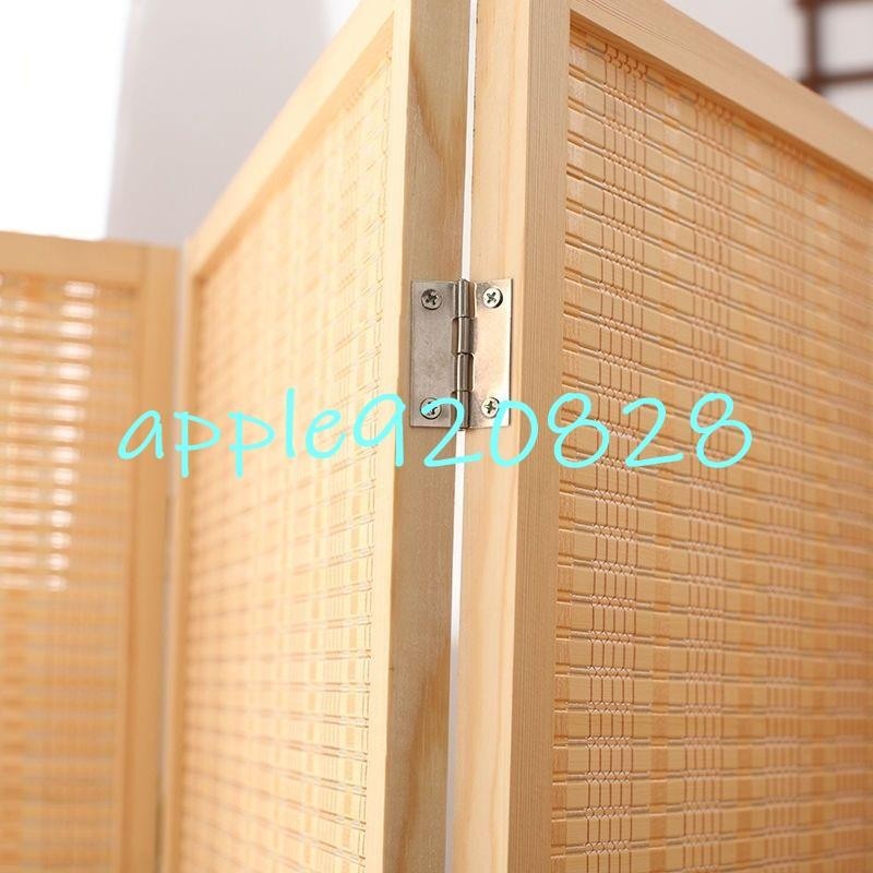 新中式竹編屏風客廳擋板臥室移動折屏簡約現代折疊隔斷墻遮擋家用apple920828