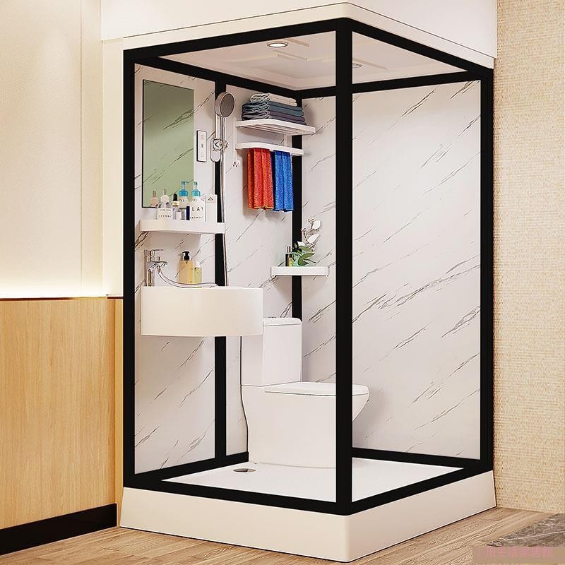 High Quality 淋浴房整體 浴室衛生間一體式 移動家用浴房隔斷玻璃房 集成衛浴
