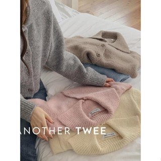 【Codibook】韓國 ANOTHER TWEE 可愛羊毛翻領針織外套［預購］針織外套 女裝