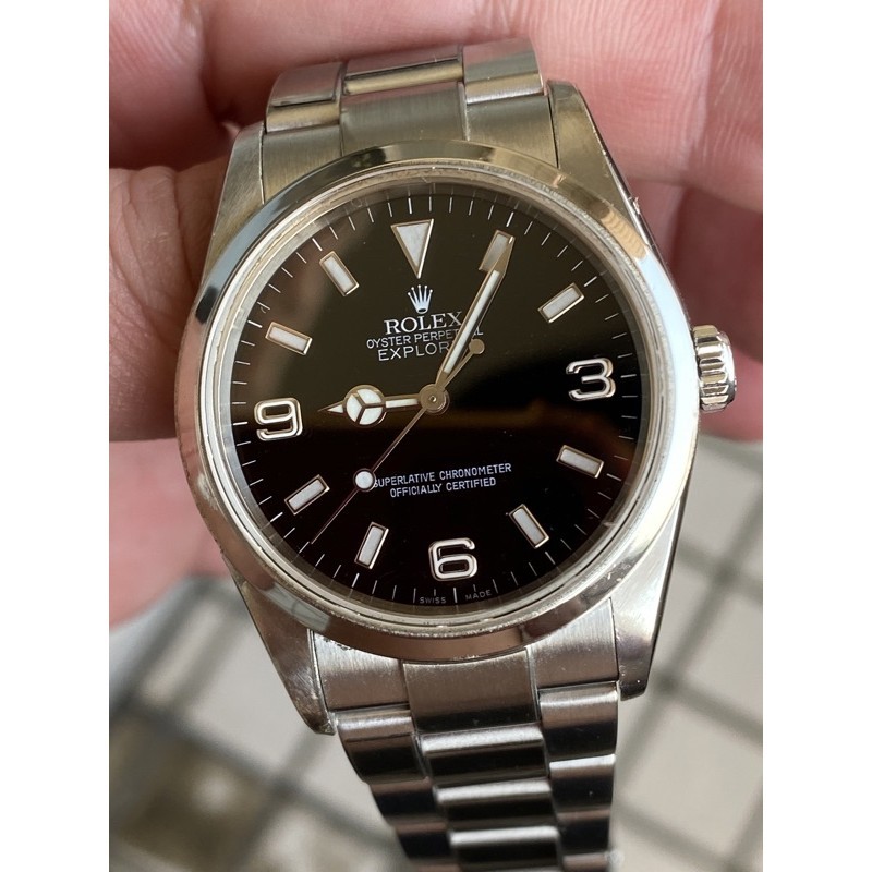 錶現不凡～Rolex探ㄧ，九成新 型號：114270,停產錶款