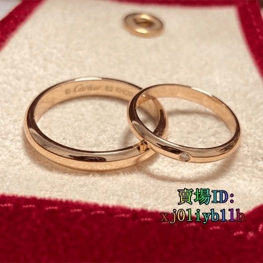 雅萱二手 Cartier卡地亞 1895結婚戒指系列 18K玫瑰金戒指 B4088200 女生戒指 現貨免運