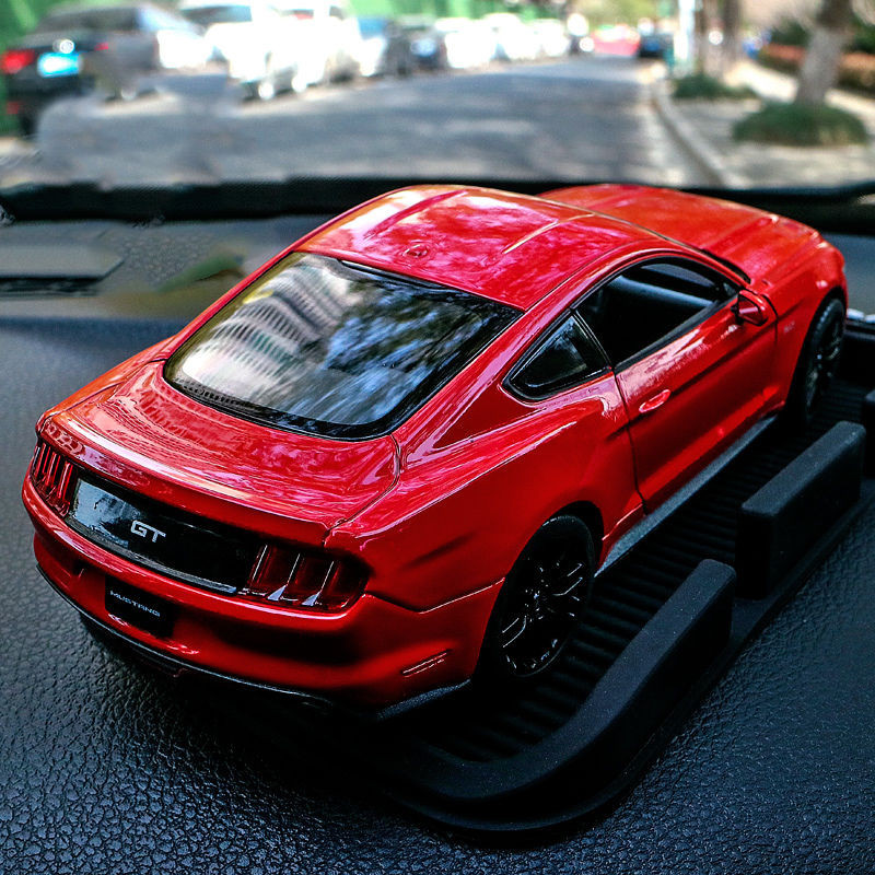 爆款 熱賣威利1:24福特野馬GT跑車模型仿真合金車模車載擺件裝飾品收藏禮物