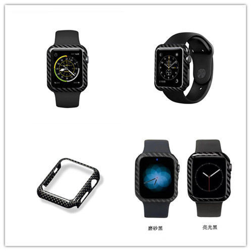 【合創】碳纖維蘋果手表4代iWatch保護套運動防摔原版apple watch3表殼