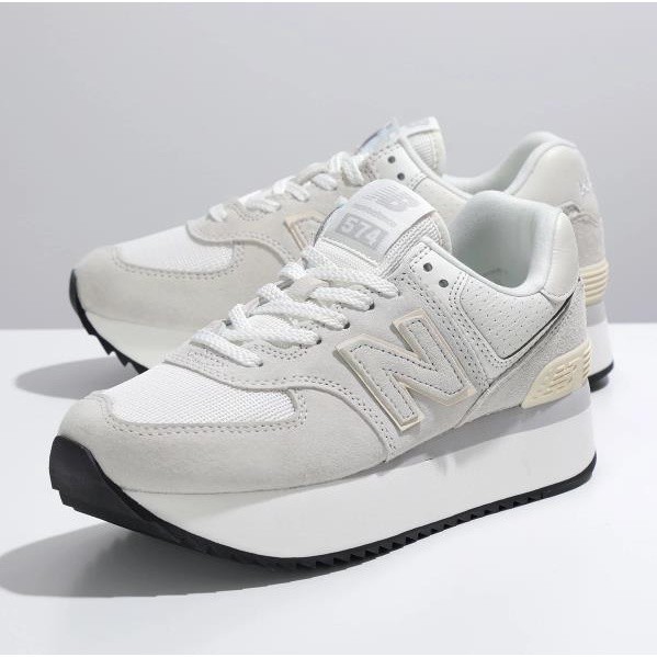 New Balance 574 米色 IU 增高 厚底 慢跑鞋 WL575zaa