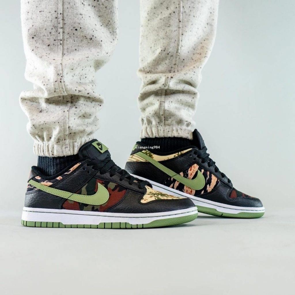 Nike Dunk Low Black Milti Camo 黑迷彩 鴛鴦低幫休閒滑板鞋 男鞋