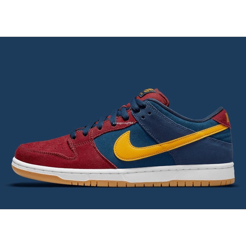 Nike SB Dunk Low Barcelona 紅藍鴛鴦 經典休閒運動板鞋 DJ0606-400