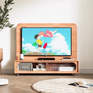 【優品✨免運】可開發票高階日式北歐可移動雙麵電視櫃實木簡約客廳傢用小戶型書報收納一體櫃
