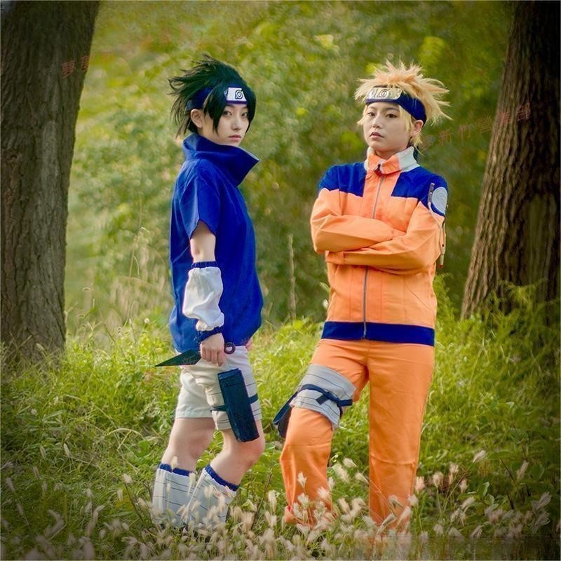 夢夢免運☀火影忍者 Naruto 宇智波佐助 COS服一代 cosplay 少年套裝衣服全套