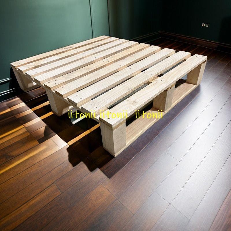 定制環保實木床架托盤床結實耐用叉車托盤卡板木棧板