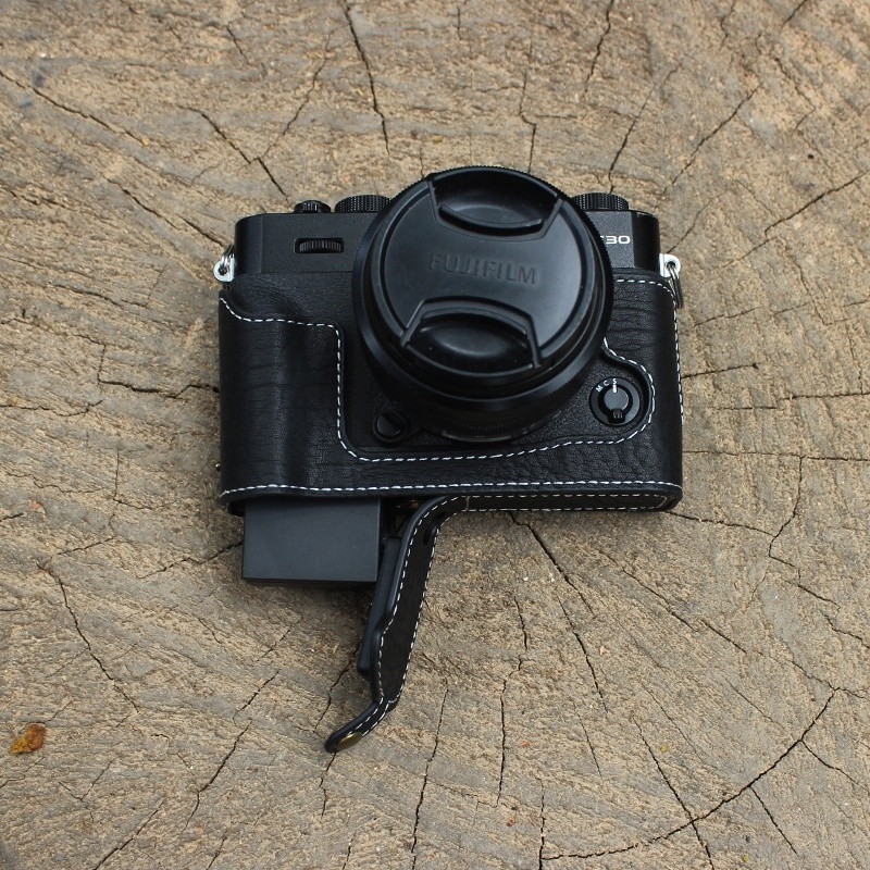 【優選好物】富士XT30皮套真皮XT10 XT20相機包頭層牛皮保護套復古XT200相機套 N8UN