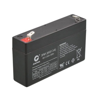 6v 電池 蓄電池 KS1.3-6凱鷹6V1.3AH蓄電池電子稱電子天平考勤指紋機消防主機備用