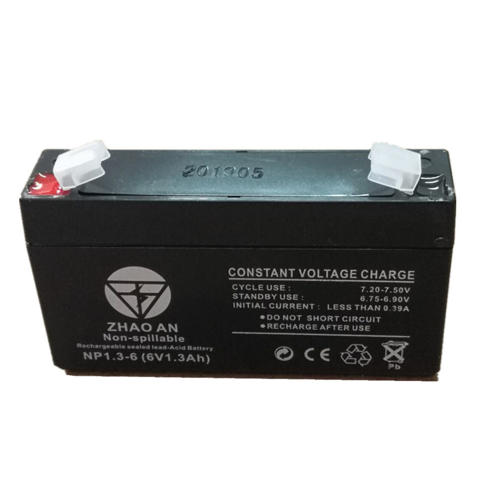 6v 電池 蓄電池 6V1.3AH蓄電池 電子稱電池電梯消防6V1.3A/20HR電瓶替6V1.2AH電池