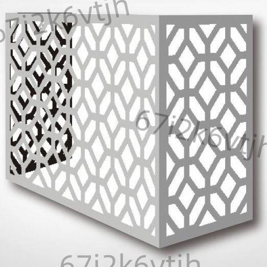 鋁合金空調機外罩鏤空鋁單板百葉窗定制花式花紋0908105171