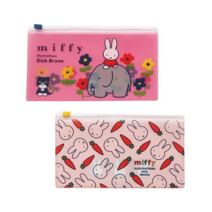 風和屋💖日本正版 miffy 米飛兔 米菲兔 夾鍊袋 夾鏈袋 票券夾 口罩收納袋 BO1
