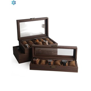 Wood watch display box collection storage jewelry box手表盒