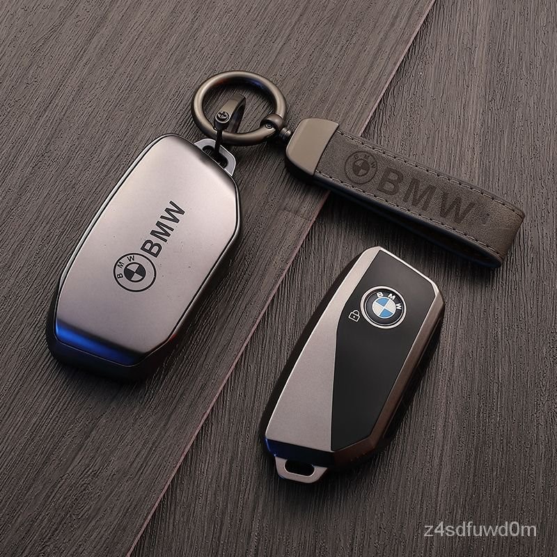 適用於BMW 寶馬新X1鑰匙套7系列X5 X6 X7/ 7 ix XM 735i保護殻740i汽車鑰匙扣 汽車鑰匙套