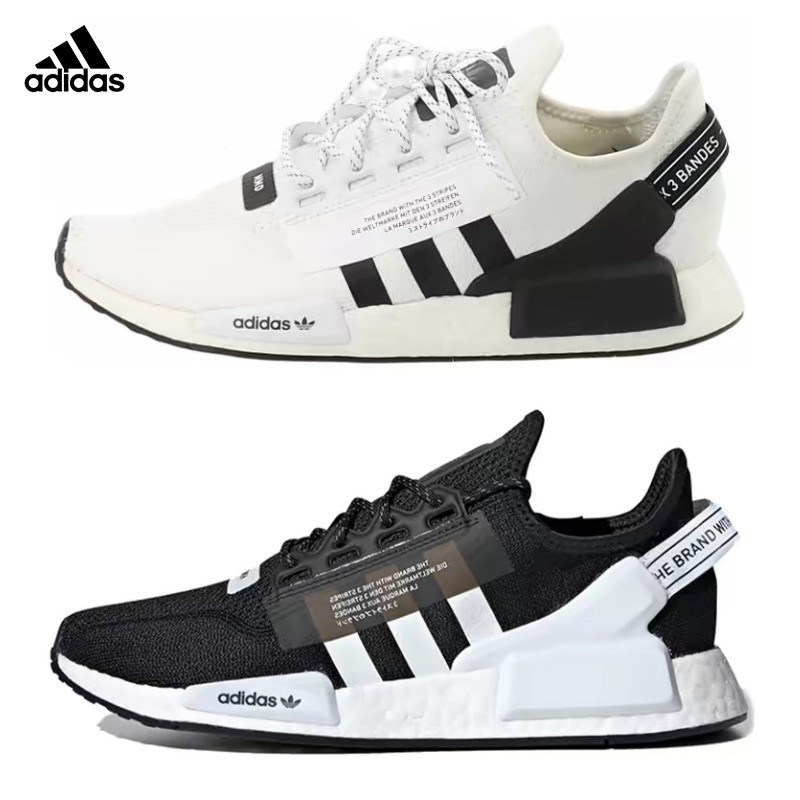 正版Adidas NMD R1 V2 愛迪達 休閒鞋 黑白 FV9021/FV9022