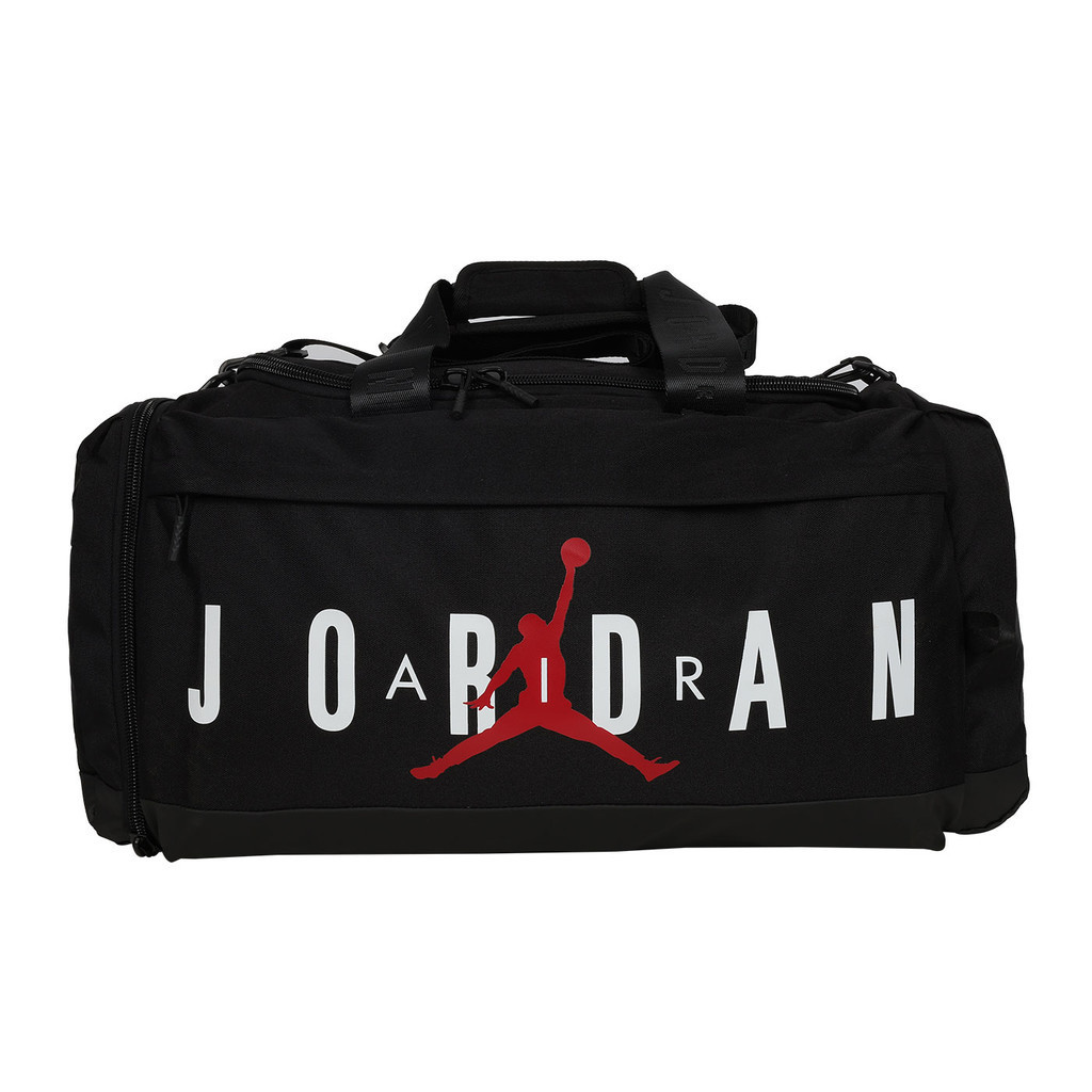 NIKE JORDAN S 行李包( 側背包 裝備袋 手提包 肩背包「JD2423006AD-001」 黑白紅