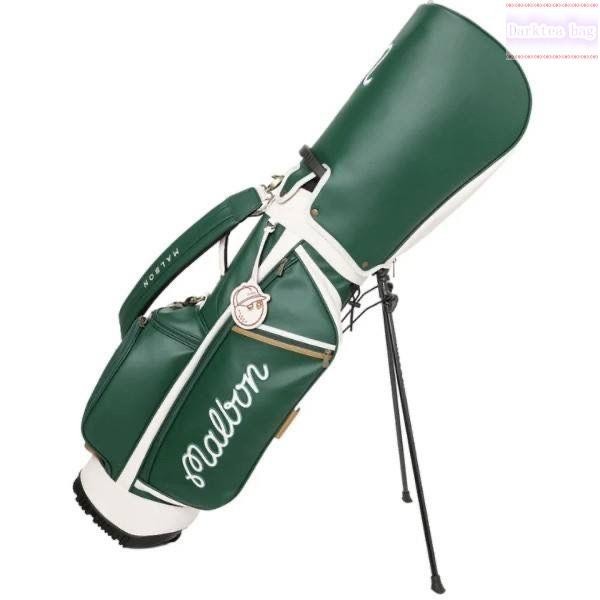 高爾夫球杆袋 高爾夫槍包 男女通用便攜式練習袋 球包 高爾夫球杆保護套 球包套帶拖輪 韓國malbon高爾夫球包支架包男