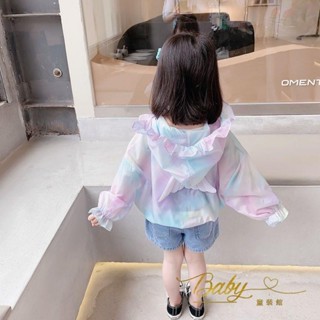 石頭剪刀布❤女童防曬衣夏季2022新款洋氣女寶寶透氣防曬服連帽兒童薄款外套潮