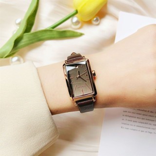 聚利時 JULIUS韓版 學生方形複古時尚潮流簡約氣質防水手錶女士 腕錶 生日禮物 女士手錶 精緻時尚手錶