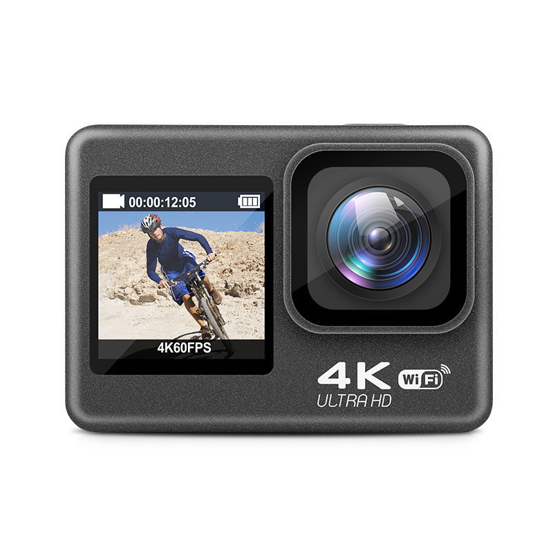 雙屏運動攝像機4K觸摸屏相機高清防抖相機戶外攝影水下防水運動DV