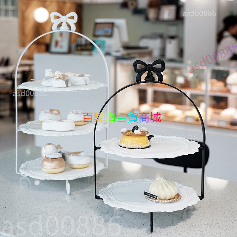 英式下午茶點心架多層蛋糕架ins風甜品架 網紅蛋糕店拍照道具託盤