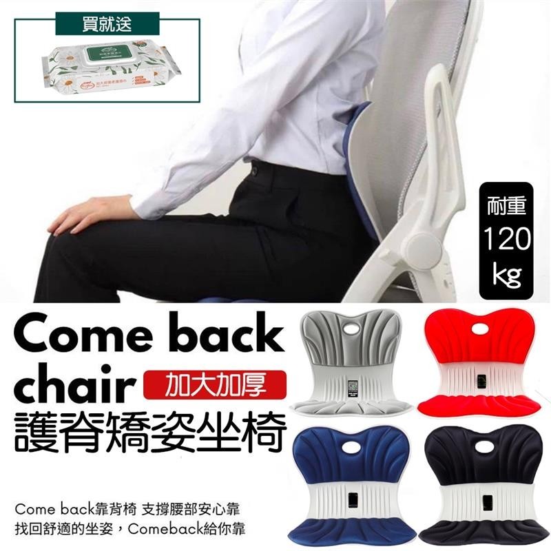 [台灣出貨]神膚奇肌靠背椅 come back chair【。新色】正脊坐墊 加大加厚【買就送】矯正坐墊 脊椎xpqpt