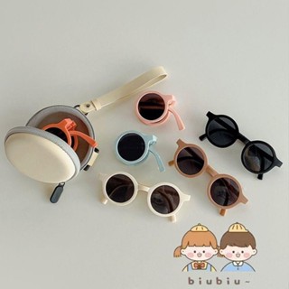 果果🎀折疊墨鏡兒童太陽鏡男童夏季防紫外綫寶寶眼鏡韓版女童遮陽鏡時尚