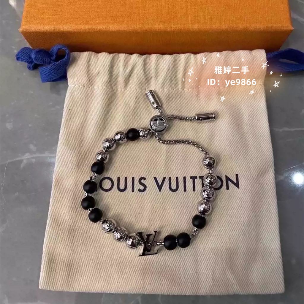 『二手精品』LV 路易威登 Monogram Beads 手鐲 M00512 男女同款 手串 串珠手鏈