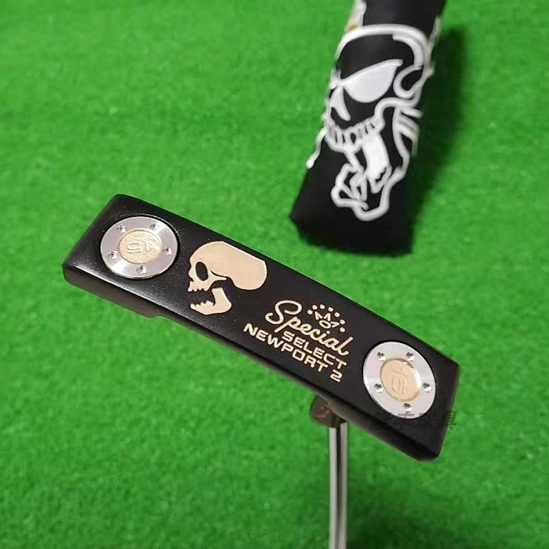 MiMi家Titleist Scotty限量版經典高爾夫推桿 直條型 Cameron NEWPORT 2 Skull