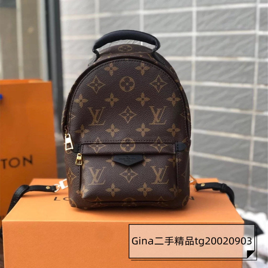 二手 LV 路易威登 熱銷款經典老花紋 mini 後背包 雙肩包 斜挎包 M44873