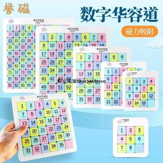 工廠直銷👉‹華容道拼圖›免運 數字華容道磁力板九宮格數獨迷盤兒童節益智玩具學生滑動 拼圖 禮物