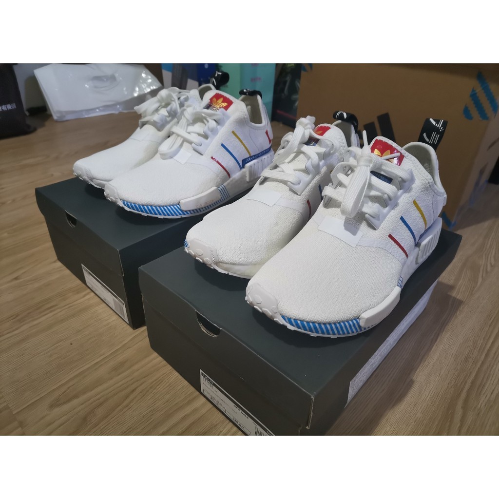 日本正品 adidas originals NMD Olympics 白 藍 紅FY1432