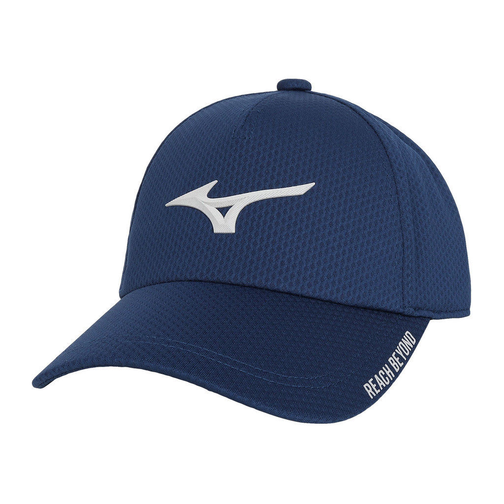 MIZUNO 運動帽(防曬 遮陽 鴨舌帽 運動 帽子 「32TWB10222」 丈青白