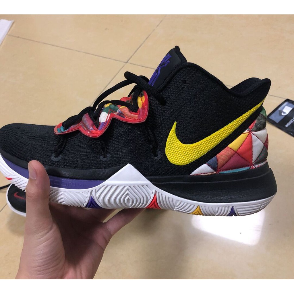 限時特惠 NIKE KYRIE 5 CNY 彩色 歐文 XDR 男款 耐磨鞋底 休籃球鞋 AO2919-01