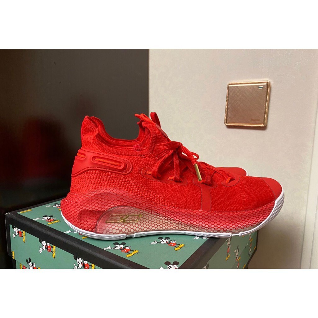 限時特惠 Under Armour Curry 6 庫里6 紅白色 籃球鞋 3022893-605 男鞋