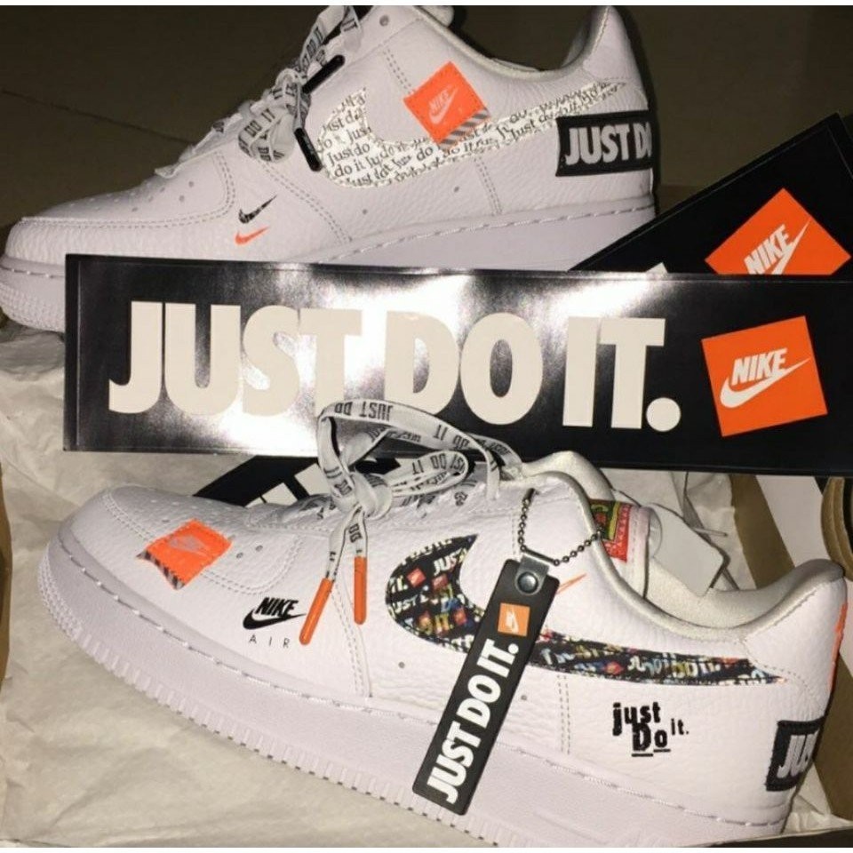 Nike Air Force 1 07 JDI PRM 文字 拼貼 AF1 男女 AR7719-100 慢跑鞋