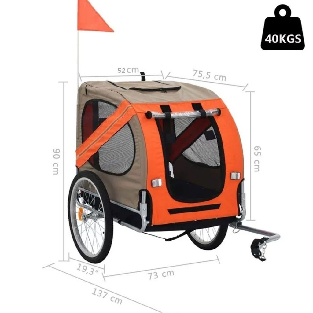 【總價咨詢客服】騎行貨物車可折疊寵物自行車拖車輕便外出戶外推車旅行購物車*kk11