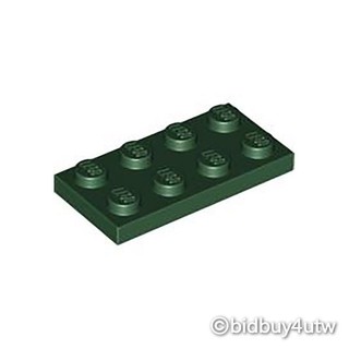 LEGO零件 薄板磚 2x4 3020 深綠色 4245560【必買站】樂高零件
