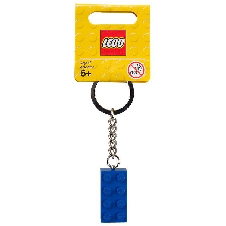 LEGO 850152 2X4 藍色磚鑰匙圈【必買站】 樂高鑰匙圈
