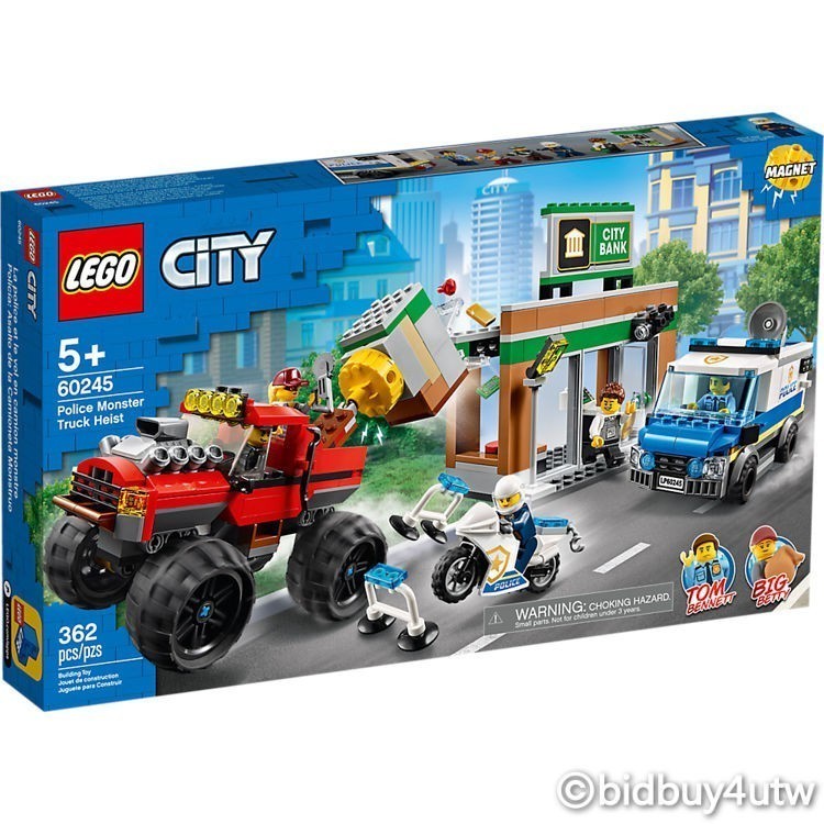 LEGO 60245 警察巨輪卡車搶案 城鎮系列【必買站】樂高盒組
