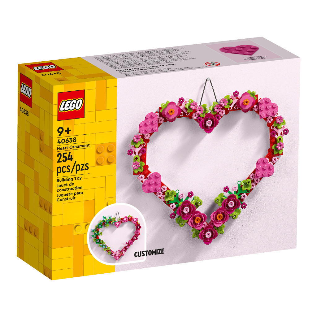 LEGO 40638 心形飾品 ICONS™系列【必買站】樂高盒組
