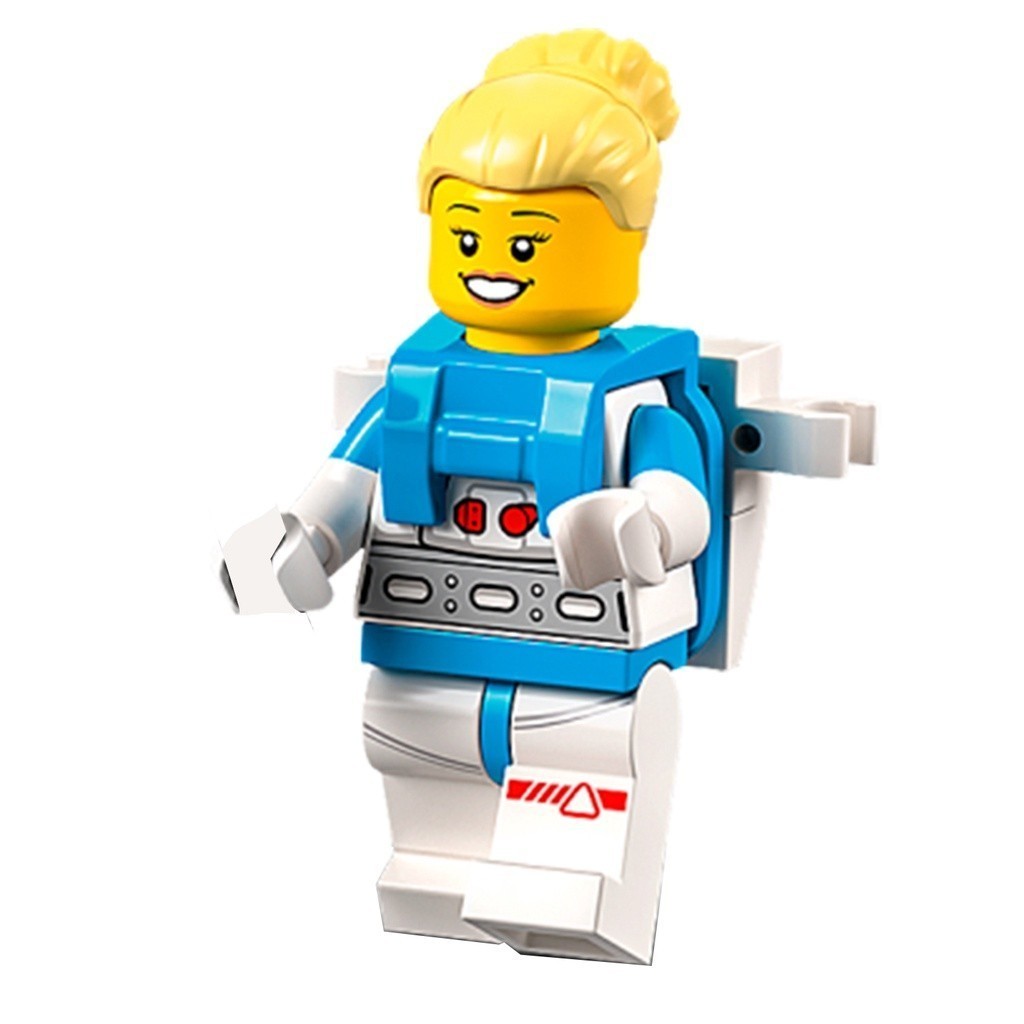 LEGO人偶 CTY1409 金髮太空人 (白衣) 城市系列【必買站】樂高人偶