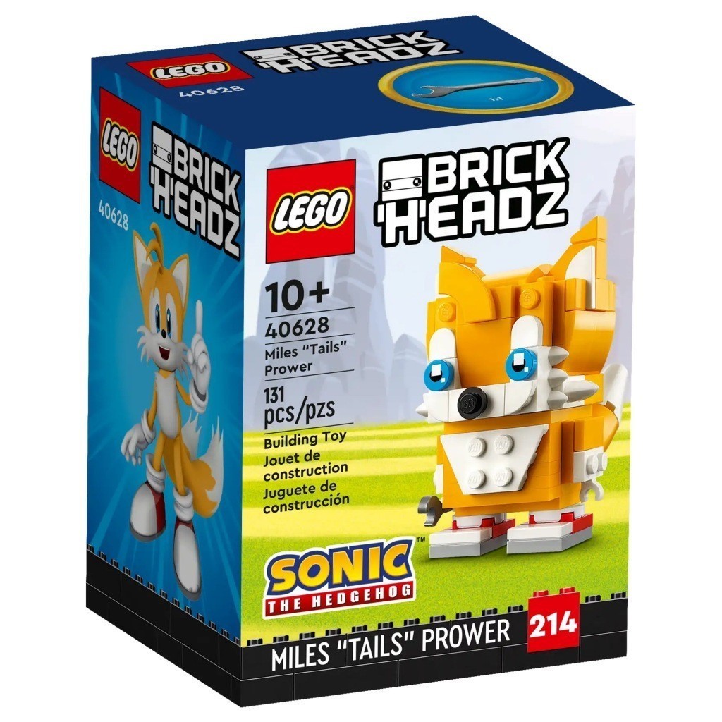 LEGO 40628 Miles "Tails" Prower 樂高  BrickHeadz 系列【必買站】樂高盒組