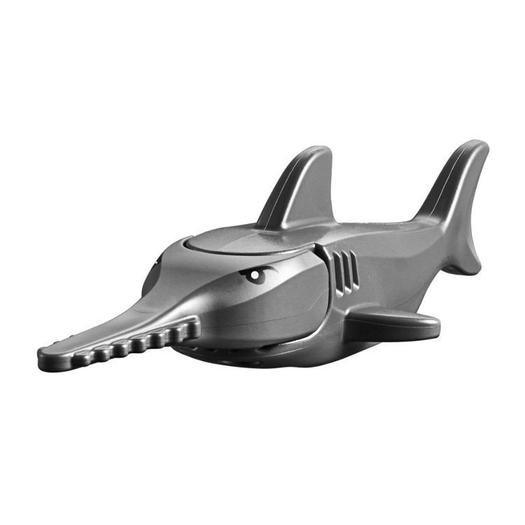 樂高鋸齒鯊魚 14518c02pb01 深灰色【必買站】樂高零件