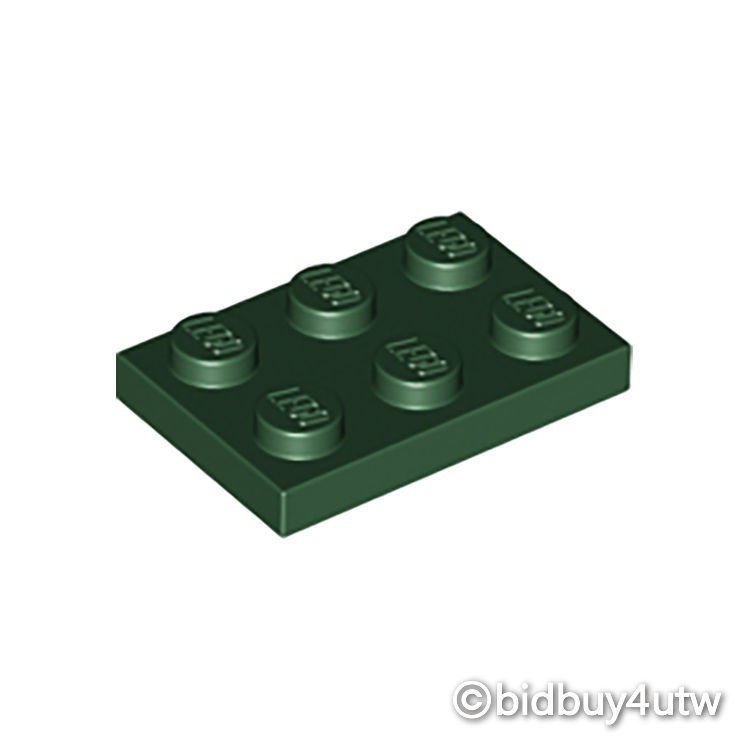 LEGO零件 薄板磚 3021 深綠色 4297717【必買站】樂高零件